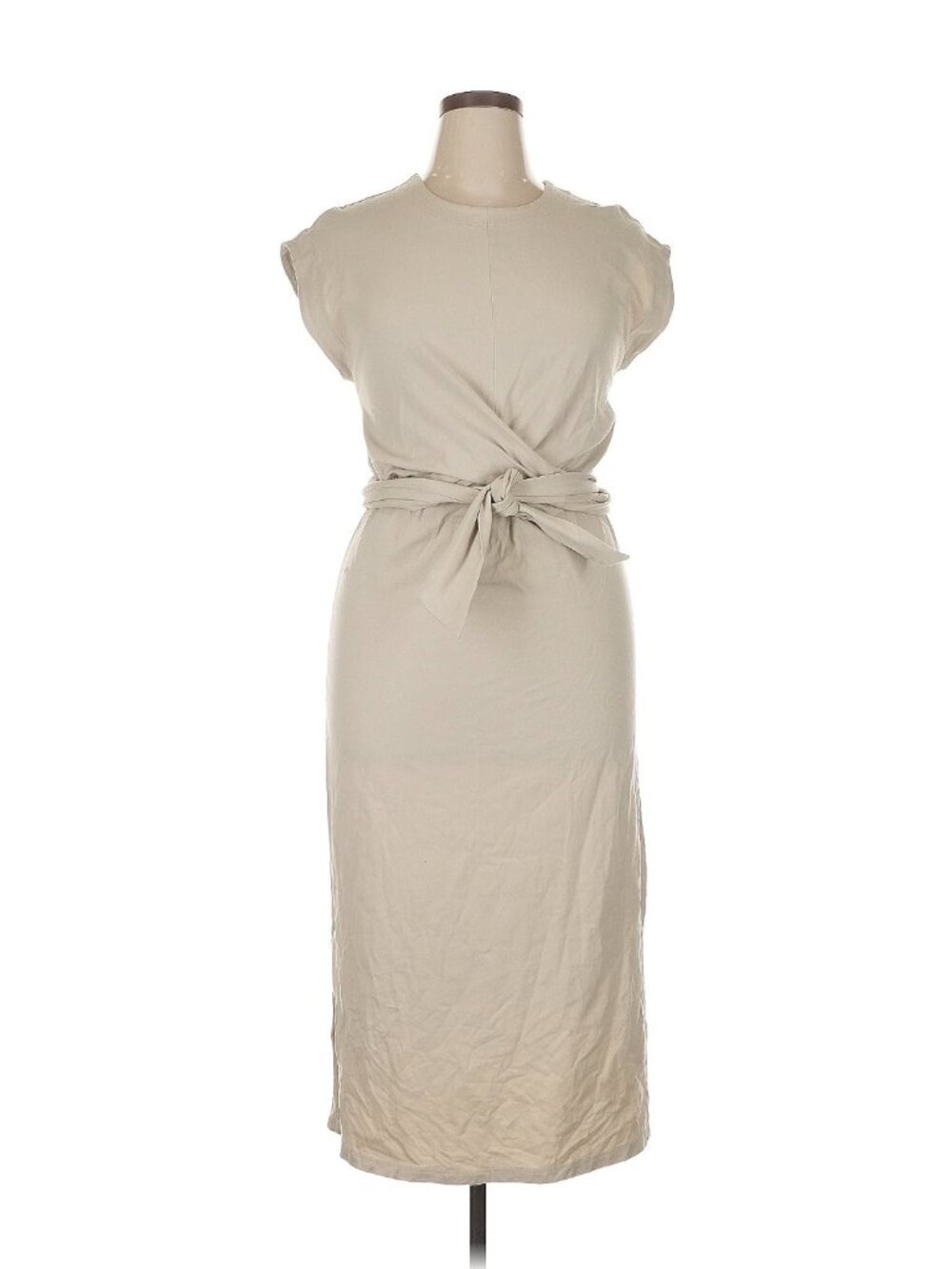 Modern Citizen Fei Tie Front Dress, Cream, XL